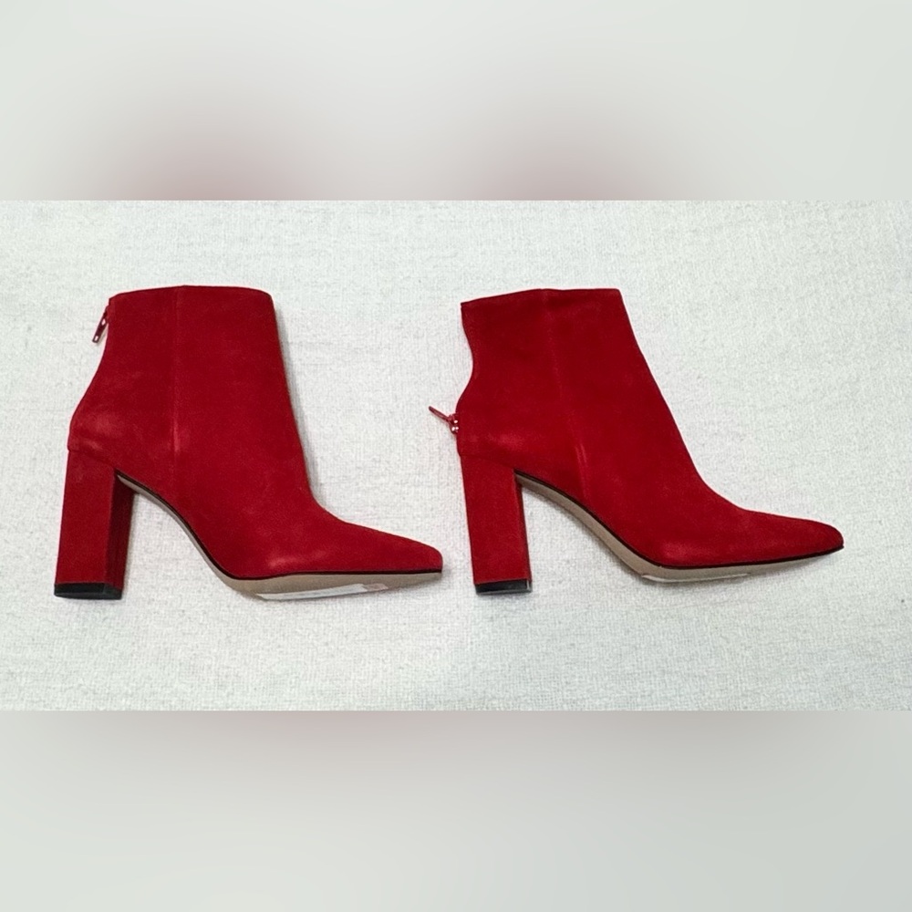 Chelsea & Violet Red Heeled Boots